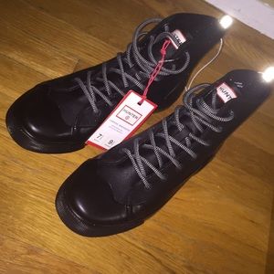Hunter for Target Black Canvas Sneakers W 9.5 M7.5